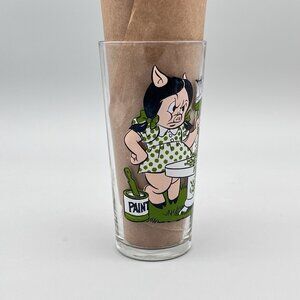 Vintage 1976 Pepsi Looney Tunes Collector Series Yardwork Porky & Petunia Pig